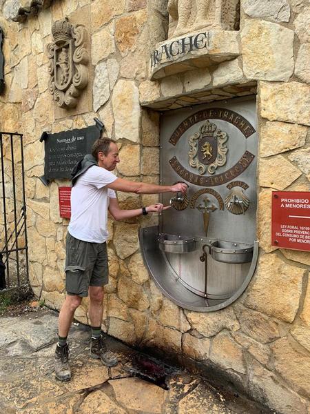 The famous Fountain of Wine that Fabrizio told us of but that we did not believe in, until we saw it.