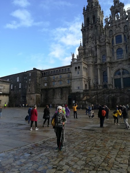 Margharita just arrived at the Cathedral on Nov 5. Her own picture.