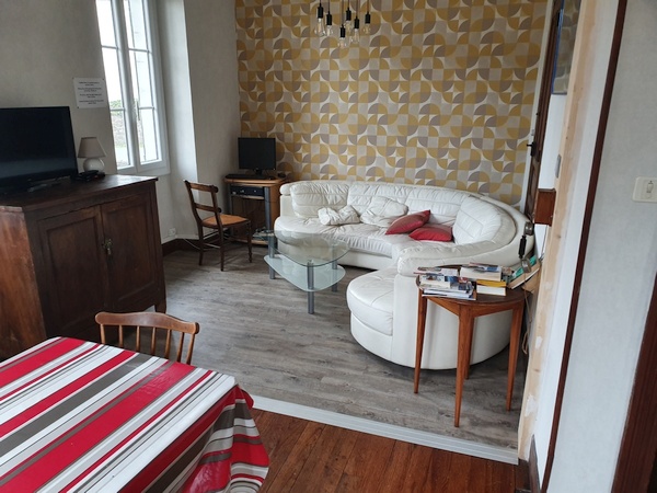 Living room at the gité in St. Jean Pied de Port.