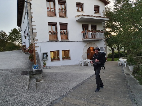 The wonderful Albergue Parroquial at Zabaldica (hermanas del Sagrado Corazón) where we were welcomed by nuns when arriving late, cold and hungry (after 36 km)