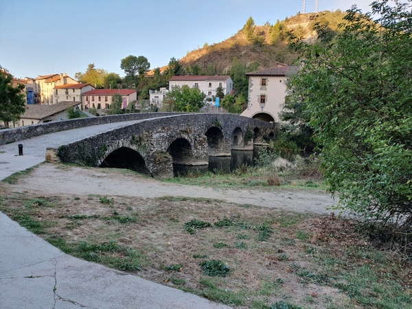Entering Pamplona via Batán Villava/Atarrabia