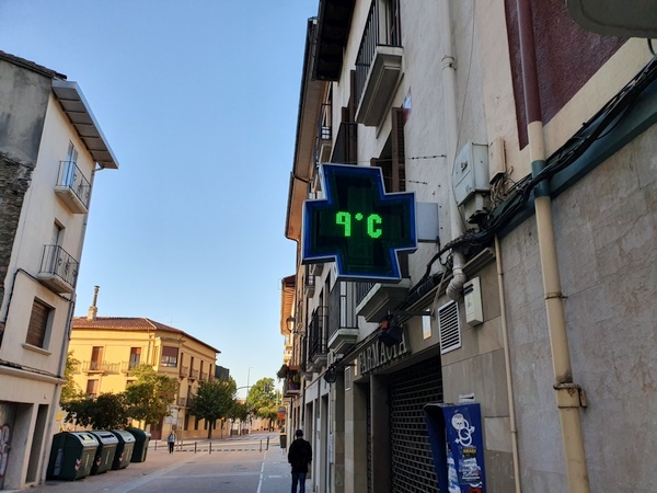 Chilly in the morning