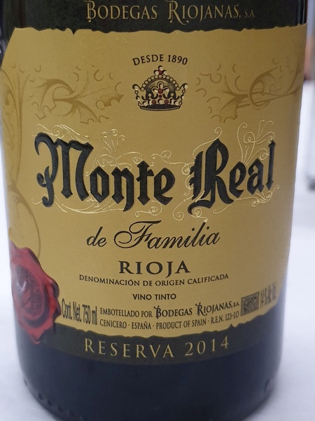 Fabrizio's wine suggestion in Torres del Rio.