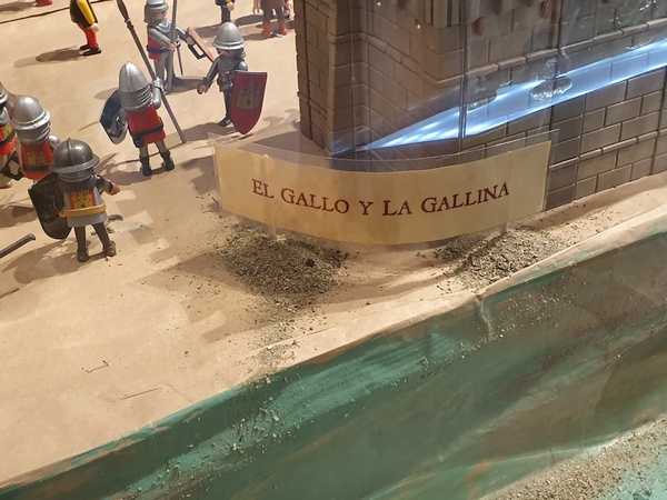 Inside "Cathedral of Santo Domingo de la Calzada". "The rooster and the hen"