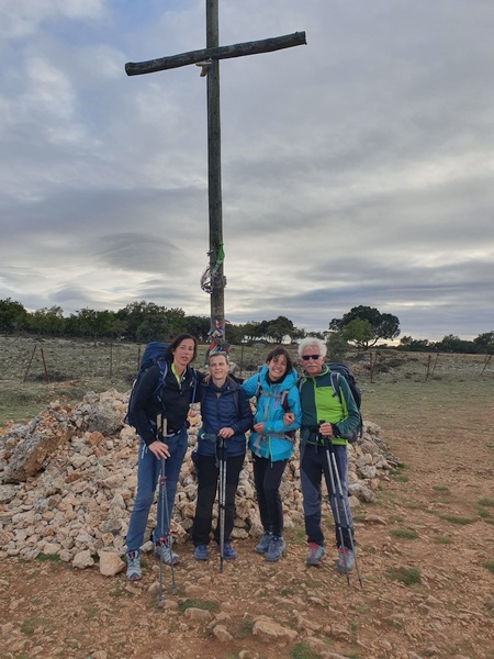 Another place with a lot of stone age monuments, stone circles etc. This cross is probably later. Called Vertice Matagrande. The aree is called Espiral de Piedras, I believe
