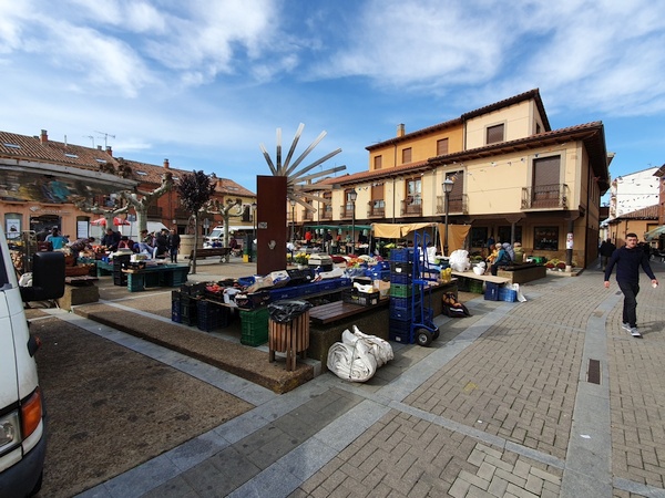 Marketplace in Mansilla de las Mulas. This is where I gave in to my ancle pains and spent 3 hours drinking beer feeling sorry for myself