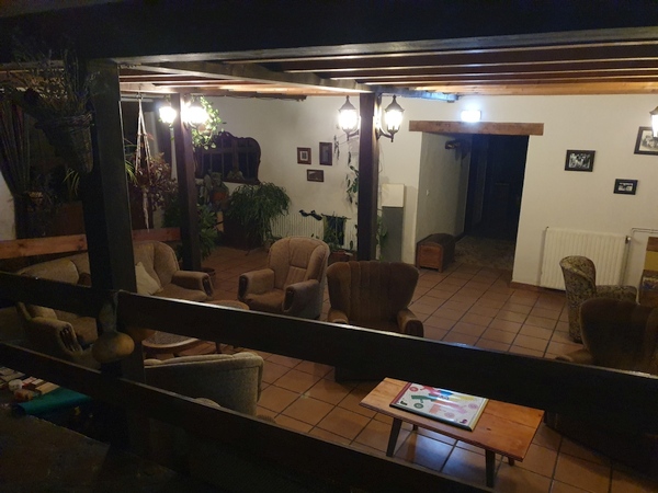 Albergue San Pelayo in Puente Villarente. So beautiful, so classy