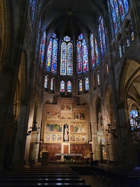One tiny church of many inside the Burgos Cathedral.
