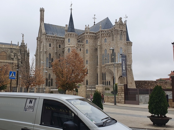 Palace of Gaudì Astorga. Bishop's palace designed by Antonio Gaudi, completed in 1913 and used as a religious art museum.
