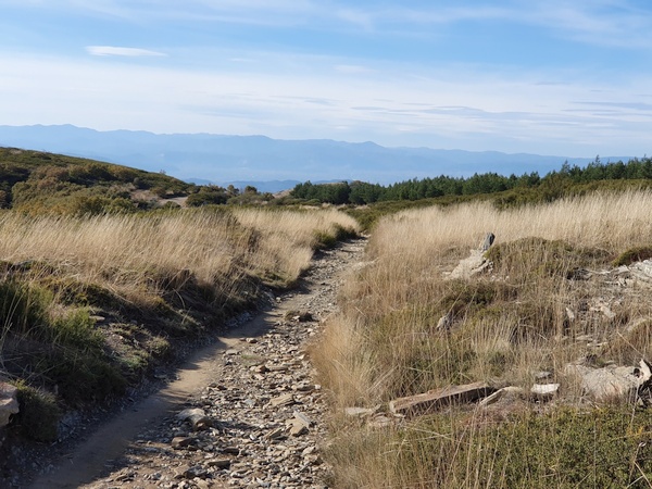 Mountain hiking at Manjarin. Over 1500 meter altitude.
