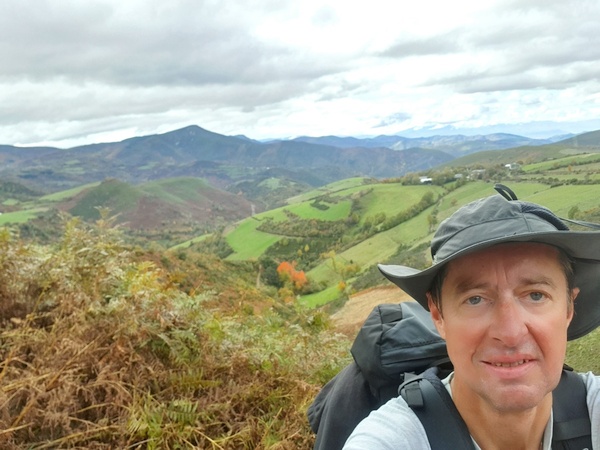 Shortly after La Faba. Now it gets really beautiful. This is probably THE best day of the entire camino walk. Look at those colours