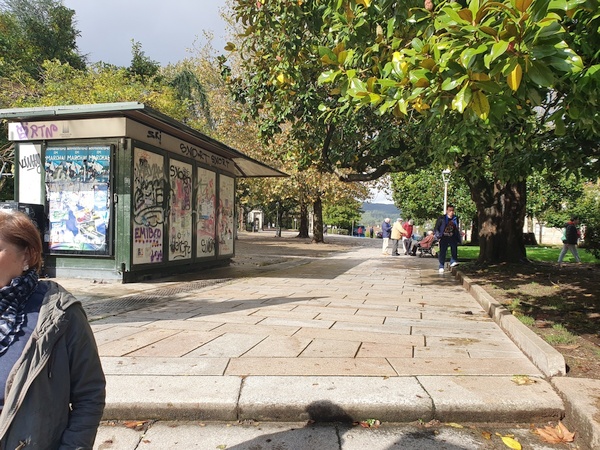 A park in Santiago. I went for a walk