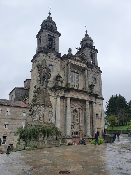 Entrance to Iglesia de San Francisco where the pilgrim mass was held (because the cathedral was being renovated). This is where I met Ivana again.