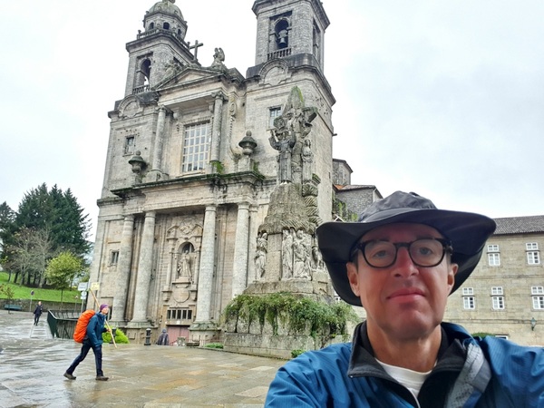 Entrance to Iglesia de San Francisco where the pilgrim mass was held (because the cathedral was being renovated). This is where I met Ivana again.